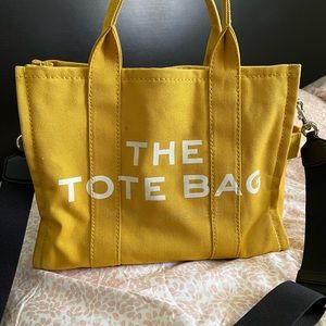 Marc Jacob mustard yellow the tote bag RARE